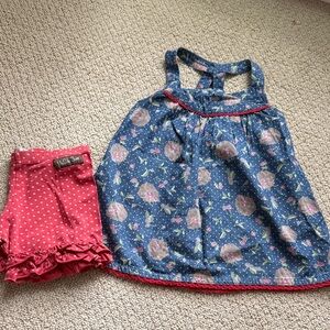 Matilda Jane Cherry set sz 6 top and shorts